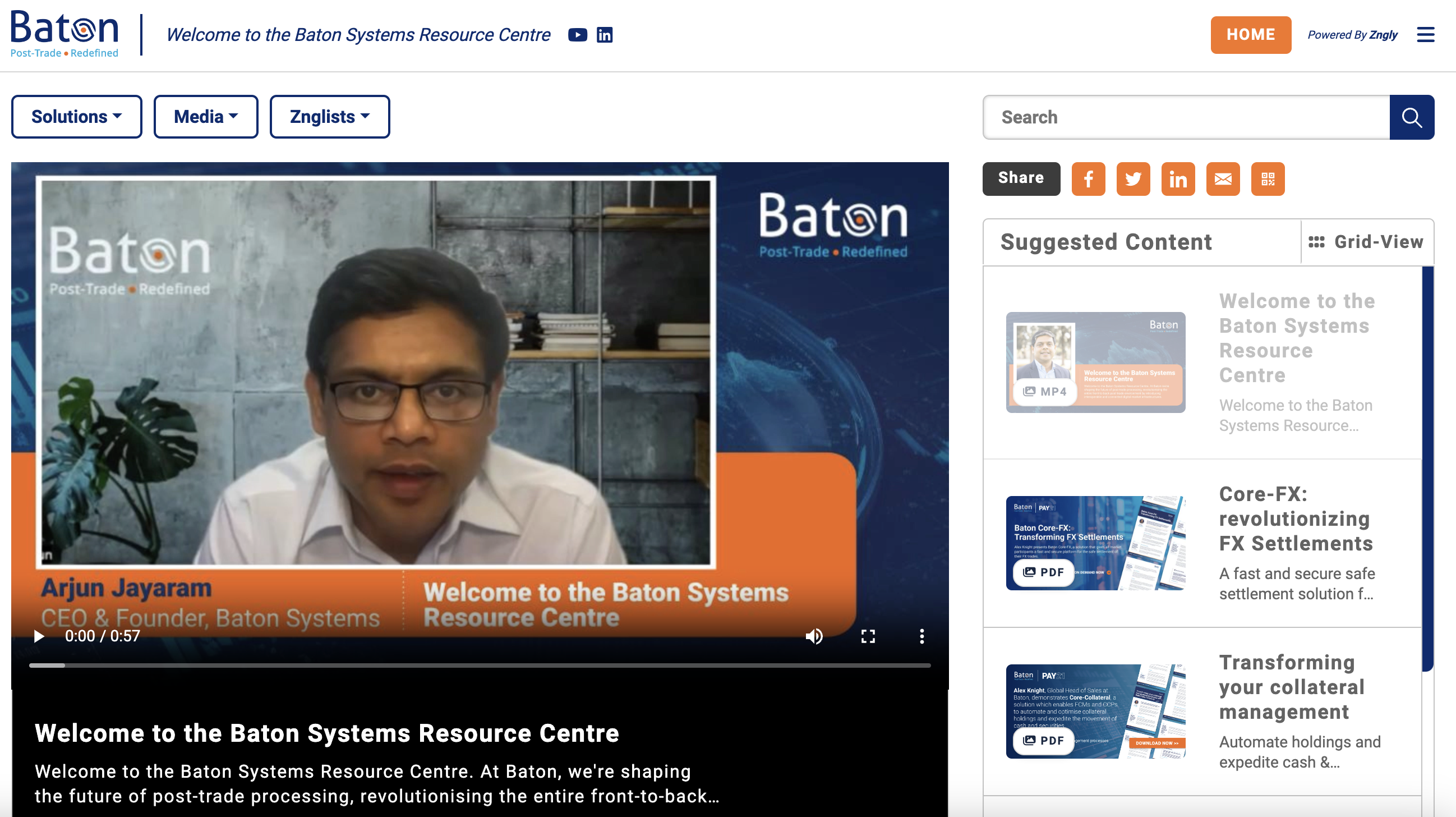 Welcome to Baton Systems Resource Centre